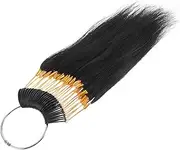Hair Dye Practice Tresses Set Real Human Hair Extensions for Stylists i Tip Extensions Brush Set Bowls Accessories