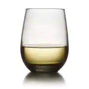 Libbey Classic Smoke Grey Stemless Wine Glasses - Set of 6