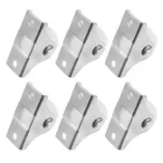 16Pcs Caster Wheels with Metal Plate Hard Plastic Wheel for Furniture Drawer
