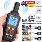 Latest Radiation Detector Dosimeter Geiger Counter EMF Electromagnetic Tester AU
