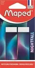Maped Nightfall Dust-Free Erasers - Set of 2, PVC & Phthalate Free
