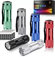 LED Mini Flashlights, Super Bright Flashlight with Lanyard, Assorted Colors - Be