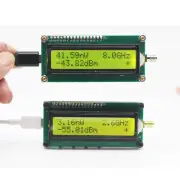 USB RF Power Meter 0.1-8GHz AD8319 Antenna Gain Detector for Ham Radio