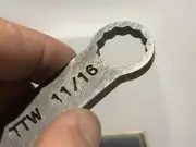 G5 Titanium 12 point Wrench 11/16”with 3/4” Box Wrench Spanner SAE Non Magnetic