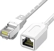 Highly Speed Cat6 Ethernet Extension Cable Adapter, RJ45 Male to Female Networking Cord 1000Mbps Speed Internet Cable