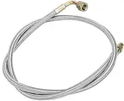 1/8 npt braided, turbo oil supply line, 3 an 36 inch, turbo charging and accessories, 36 inch braided steel, turbo charge 1 8 NPT oil supply line, suitable for T3 T3 T4 T4 T70