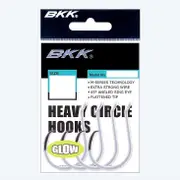 BKK UV Glow Finish Heavy Circle Fishing Hook #2/0