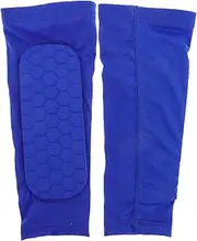 [TOGEVAL] Full Leg Sleeves for Men Soccer Shin Guards Sleeves Comfortable Fit for Football Basketball Badminton