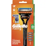 Gillette Fusion 5 Mens Razor Handle With 4 Blades Starter Kit each