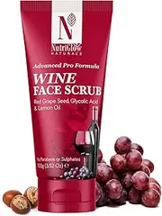 Natural's Advanced Pro Formula Wine Face Scrub for All Skin Type, Skin Lightening Scrub (100 G)