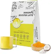 NAMHYA Immunity Booster Latte, 100% Natural with Goodness of Turmeric, Ashwagandha, Coconut Flakes, Tulsi (Basil) & Moringa, 3.53 oz