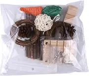 BESPORTBLE 13Pcs Wear Resistant Rabbit Chew for Pets Interactive Chinchilla Hamster Accessories Healthy Nutrition Teeth Grinding Fun