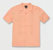 VOLCOM Men's BARACOSTONE S/S Woven Button Shirt PCB Size XLarge - NWT LAST ONE