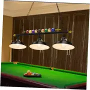 3 Light Adjustable Pool Table Lights for 7'-8' Table Billiard Light 3 Lights