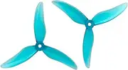 Wivplex 24pcs/12pairs 51499 Tri-Blade Propeller Props 2306 2207 Motor RC FPV Multirotor 3 Blade CW CCW Propeller Drone Blades(Blue)