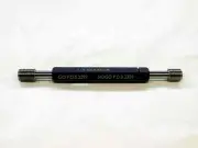 NEW 1/4 32 UNEF 2B THREAD PLUG GAGE .25 GO NO GO P.D.'S= .2297 & .2339 TOOLING