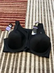 Bali One Smooth Posture Boost Back Underwire Bra DF3450 Black 40D