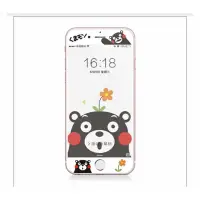 在飛比找蝦皮購物優惠-熊本熊iPhone6 plus鋼化玻璃膜防爆貼膜