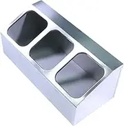 YWJLQH Stainless Steel Spice Rack Food Van Space Saving Serving Tray for Grains