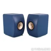 KEF LS50 Meta Bookshelf Speakers; Royal Blue Pair (1/2)