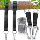 Tree Swing Hanging Straps Hammock Heavy Duty Kit for Chair Adjustable Carabiner