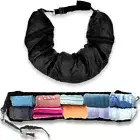 Car Headrest Travel Neck Pillow Stuff with Clothes Travel Storage Bag Travel