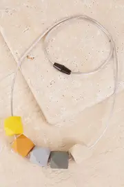 Honeycomb Geo Necklace--TIN-HONEYCOMB