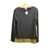 J Crew (NWT) Women's PullOver Ruffled Bottom Flare Sweater Size Small