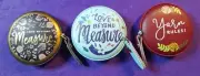Measure Ruler Mini Tape Vintage Style Available in 3 colors 1.5m Portable