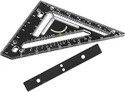 HOMSFOU Woodworking Essentials Rafter Square Tool Large Framing Square Ruler Portable Measuring Tool