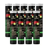 Auric Liver Detox Effervescent | 180 Tablets Fizzy Water with 10 Ayurvedic Herbs
