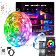 Led Lights for Bedroom 100Ft Color Changing RGB Led Strip Lights, DIY Music Sync