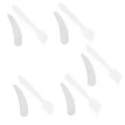 10 Pcs Crescent Spoon Travel Moisturizer Spatula Mini Sample Spoons