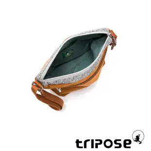 tripose 漫遊系列三角斜背包 稻禾駝