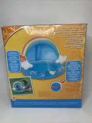 BABY POOL WITH CANOPY & SPRINKLER INFLATABLE KIDDIE TODDLER WATER TOY