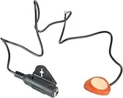 Piezoelectric Pickup Heart Shape Microphone for Guitar Mandolin Ukulele Violin, Maple Wood Mini Piezo Transducer