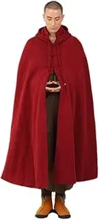 [ZanYing] Women Men Meditation Buddhist Hooded Cloak Thickened Cotton Coat