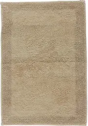 Border Cotton Bath Mat Mink