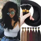 200g Thick Nano Ring Tip Human Hair Extensions Micro Loop Nano Beads Black Brown