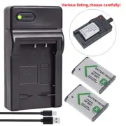 Li-ion 3.6v Battery / Charger for Sony Cyber-shot DSC-WX350 / DSC-WX500 - NP-BX1