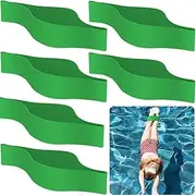 Sumind 6 Pcs Rubber Pulling Ankle Strap for Swimming Ankle Bands Swim Band Swimming Gear for Legs Resistance Exercise Strength Swimming Training Equipment Accessories