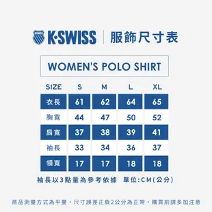 K-SWISS Cotton Polo短袖POLO衫-女-黑