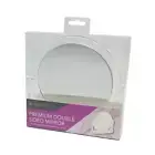 Double Sided Mirror Make Up Cosmetic Table Top Rotating Portable Travel Desktop
