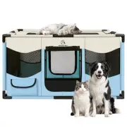Dog Playpen, Sturdy Puppy Playpens, 39x24x22 Inches Portable Soft Cat Crate K...