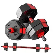 Adjustable Weights Dumbbells Set, Non-Rolling Adjustable Dumbbell Set, Free