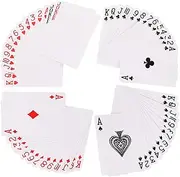 Hohopeti Sublimation Poker Cards Blank Poker Set Create Your Own Style Great for Parties