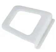12 Pack - Hollow Pull Tabs for Window Screens - White
