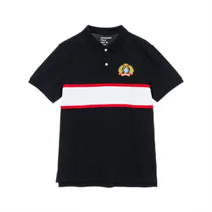 GIORDANO 男裝UNION JACK POLO衫 - 68 海軍藍/白/紅