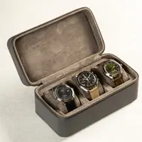 在飛比找蝦皮購物優惠-Aqh 3 Slots 長方形手錶袋/旅行袋/手錶盒/手錶盒