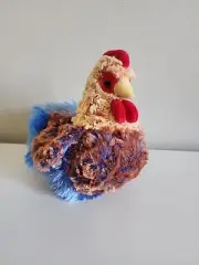 HENRIETTA the Plush BLUE CHICKEN Hen Stuffed Animal - Douglas Cuddle Toys #1798